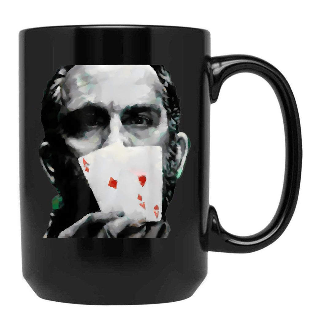 Rounders Movie Classic Movie Poker Pocket Aces Black Coffee Mug, Gift Coffee Mug