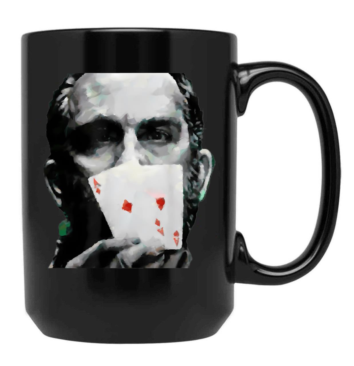 Rounders Movie Classic Movie Poker Pocket Aces Black Coffee Mug, Gift Coffee Mug