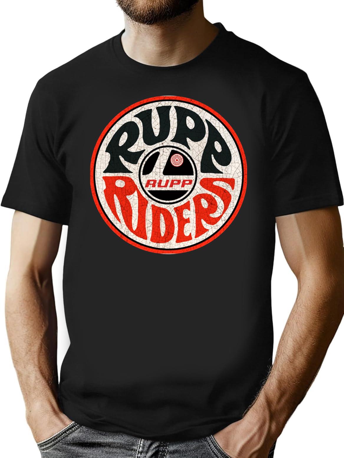 Rupp Riders 1966 Premium Heavyweight Cotton T-Shirt - Black