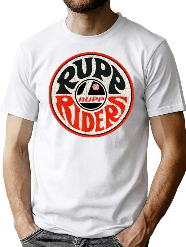 Rupp Riders 1966 Premium Heavyweight Cotton T-Shirt - White