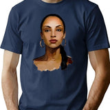 Sade Vitage 90S Classic T Shirt T-Shirt for Men & Women, T-Shirts Graphic Tee - Navy