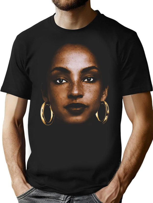 Sade T-Shirt for Men & Women, T-Shirts Graphic Tee - Black