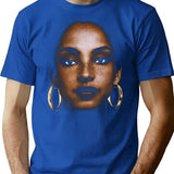 Sade T-Shirt for Men & Women, T-Shirts Graphic Tee - Blue