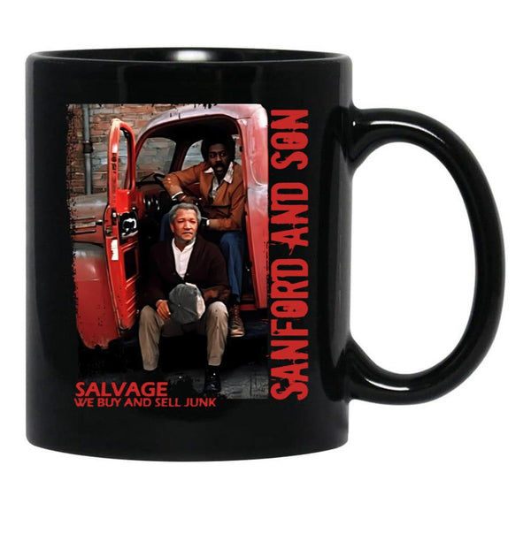 Salvage - Sanford And Son Coffee Mug Black Coffee Mug, Gift Coffee Mug - Black