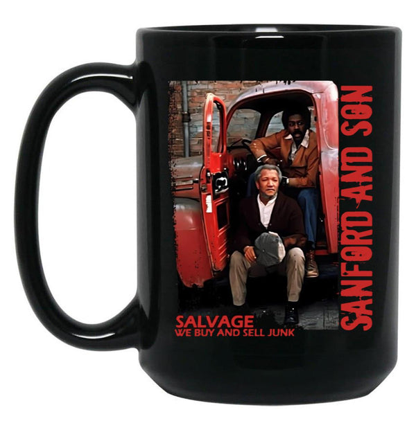 Salvage - Sanford And Son Coffee Mug Black Coffee Mug, Gift Coffee Mug - Black
