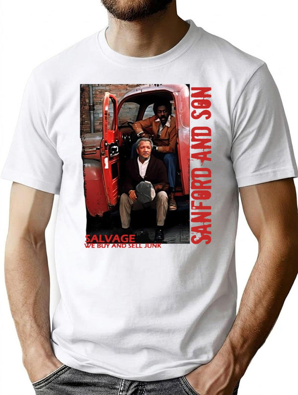 Salvage - Sanford And Son Premium Heavyweight Cotton T-Shirt - White