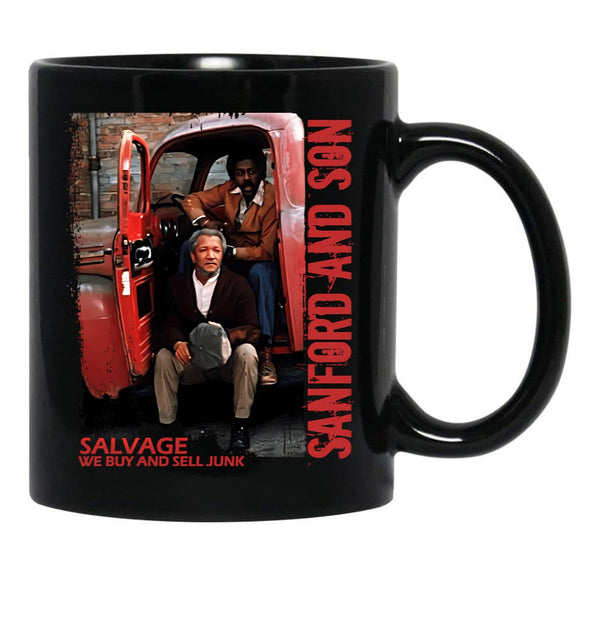 Salvage - Sanford And Son T-Shirt Black Coffee Mug, Gift Coffee Mug - Black