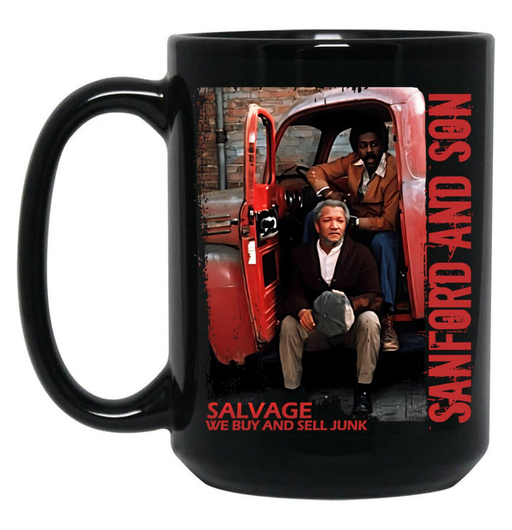 Salvage - Sanford And Son T-Shirt Black Coffee Mug, Gift Coffee Mug