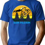 Sam Pilgrim T-Shirt for Men & Women, T-Shirts Graphic Tee - Blue