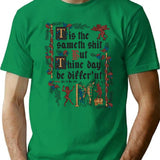 Same Shit Medieval Style - Funny Retro Vintage English History T-Shirt for Men & Women, T-Shirts Graphic Tee - Green