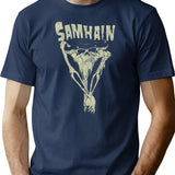 Samhain Scarecrow 1983 Classic Premium Heavyweight Cotton T-Shirt - Navy