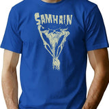Samhain Scarecrow 1983 Classic Premium Heavyweight Cotton T-Shirt - Blue