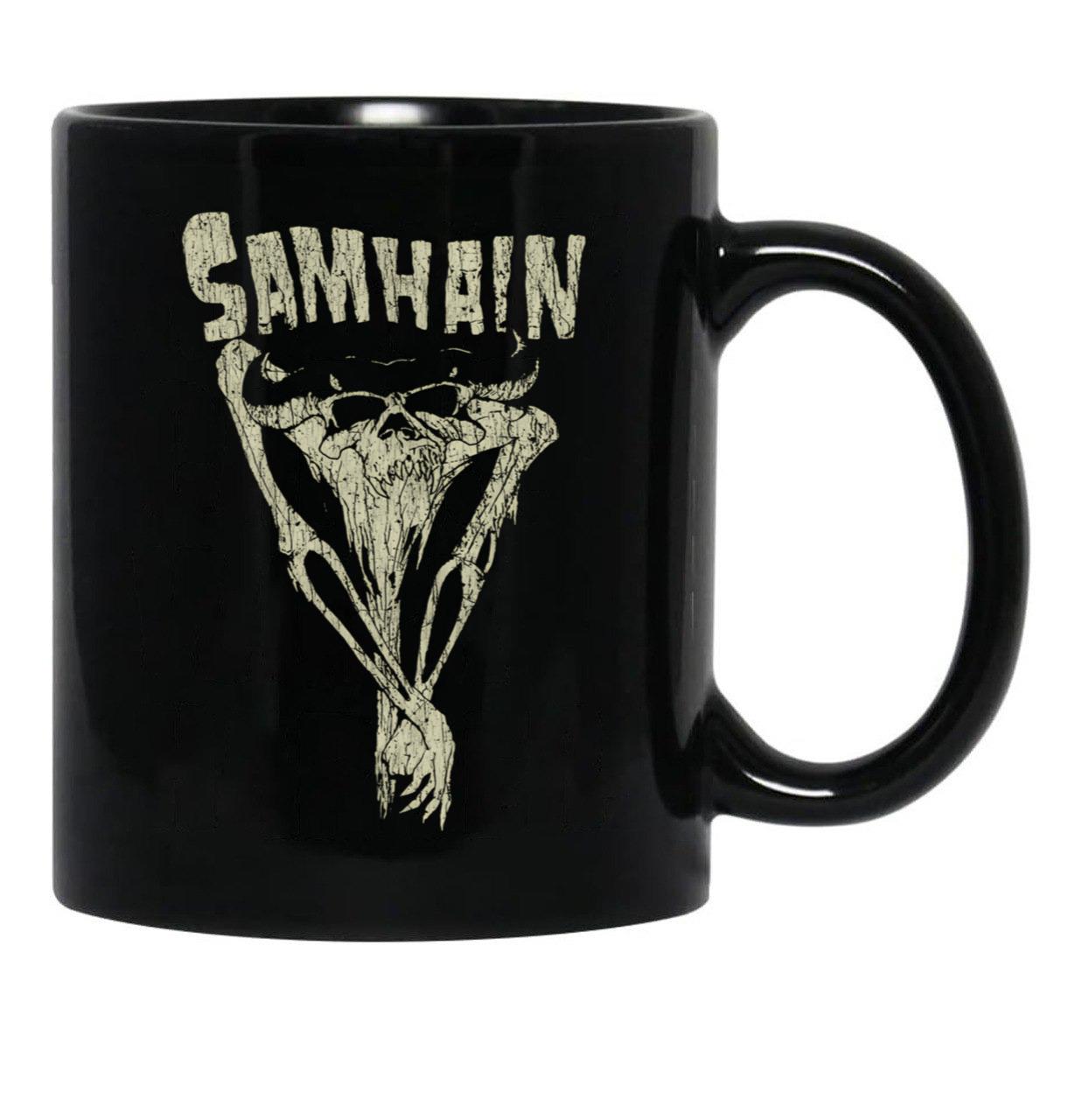Samhain Scarecrow 1983 Black Coffee Mug, Gift Coffee Mug - Black