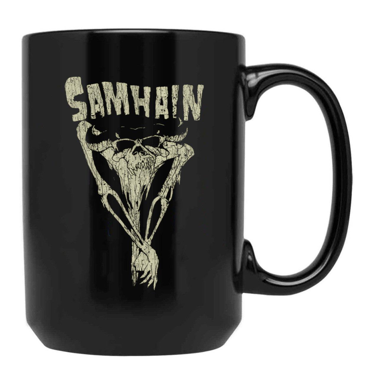 Samhain Scarecrow 1983 Black Coffee Mug, Gift Coffee Mug