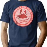 Sammy The Crab T-Shirt for Men & Women, T-Shirts Graphic Tee - Navy