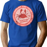 Sammy The Crab T-Shirt for Men & Women, T-Shirts Graphic Tee - Blue