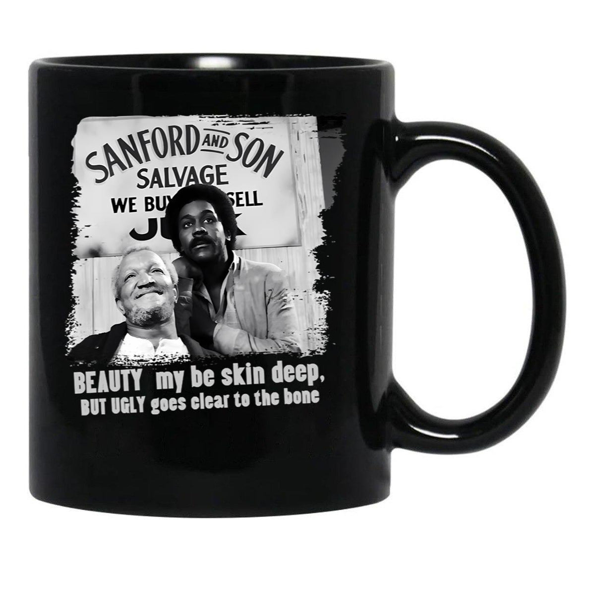 Sandford And Son Salvage Black Coffee Mug, Gift Coffee Mug - Black