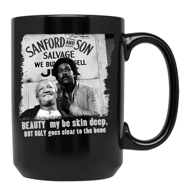 Sandford And Son Salvage Black Coffee Mug, Gift Coffee Mug
