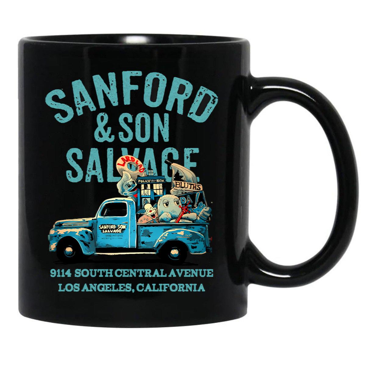 Sanford And Son 9114 South Central Black Coffee Mug, Gift Coffee Mug - Black