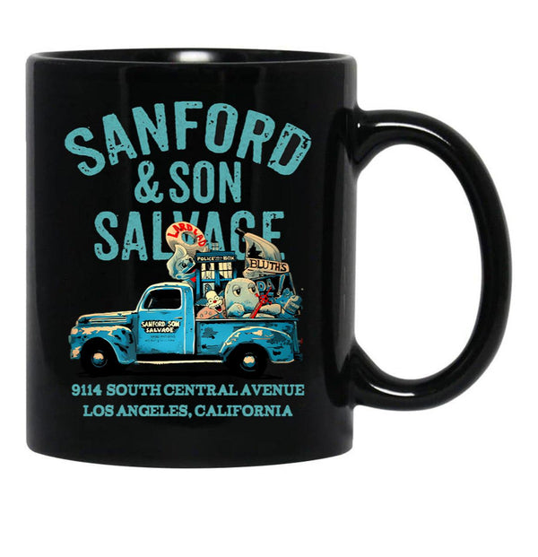 Sanford And Son 9114 South Central Black Coffee Mug, Gift Coffee Mug - Black