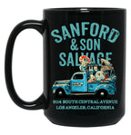 Sanford And Son 9114 South Central Black Coffee Mug, Gift Coffee Mug