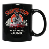 Sanford And Son Father And Son Duo Dks Worn Black Coffee Mug, Gift Coffee Mug - Black