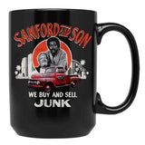 Sanford And Son Father And Son Duo Dks Worn Black Coffee Mug, Gift Coffee Mug