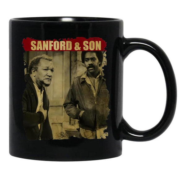 Sanford And Son - Retro Style Black Coffee Mug Black Coffee Mug, Gift Coffee Mug - Black