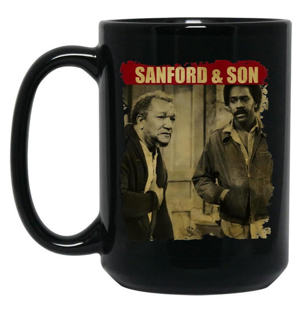 Sanford And Son - Retro Style Black Coffee Mug Black Coffee Mug, Gift Coffee Mug - Black