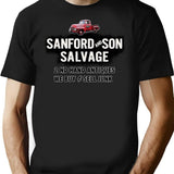 Sanford And Son Salvage Door Panel Sign T-Shirt for Men & Women, T-Shirts Graphic Tee - Black
