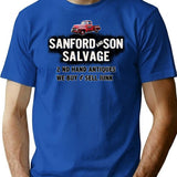 Sanford And Son Salvage Door Panel Sign T-Shirt for Men & Women, T-Shirts Graphic Tee - Blue