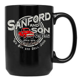 Sanford And Son Salvage Since 1972 Black Coffee Mug, Gift Coffee Mug