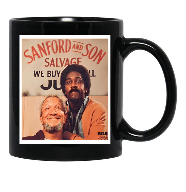 Sanford And Son T-Shirtsanford And Son Vintage T-Shirt_By Corbuzier_ Black Coffee Mug, Gift Coffee Mug - Black