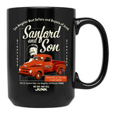 Sanford And Son We Buy And Sell Junk Black Coffee Mug, Gift Coffee Mug