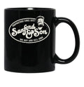 Sanford And Son Worn Logo Black Coffee Mug, Gift Coffee Mug - Black