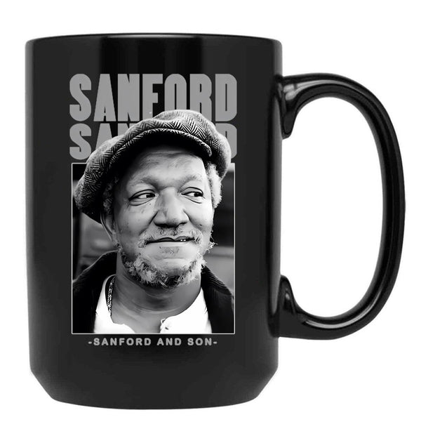 Sanford And Son - You Big Dummy Black Coffee Mug, Gift Coffee Mug
