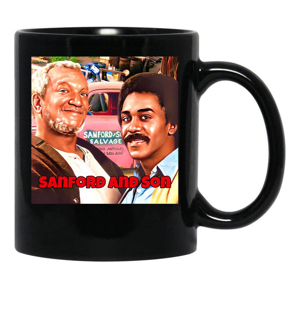 Sanford And Son (5) Black Coffee Mug, Gift Coffee Mug - Black