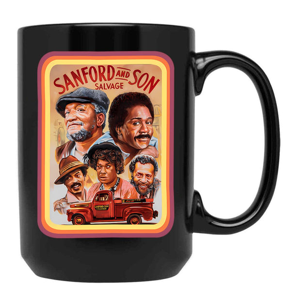 Sanford And Son Black Coffee Mug, Gift Coffee Mug