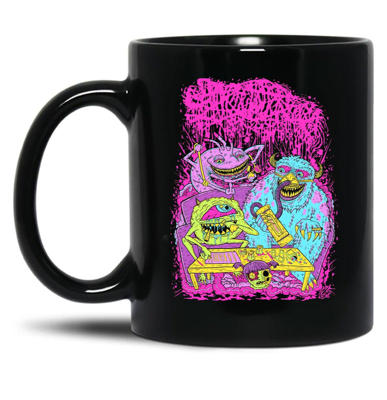 Sanguisugabogg Monsters Black Coffee Mug, Gift Coffee Mug