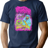 Sanguisugabogg Monsters Premium Heavyweight Cotton T-Shirt - Navy