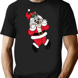 Santa Art (Clean) T-Shirt for Men & Women, T-Shirts Graphic Tee - Black