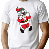 Santa Art (Clean) T-Shirt for Men & Women, T-Shirts Graphic Tee - White
