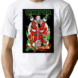 Santa Clown T-Shirt for Men & Women, T-Shirts Graphic Tee - White