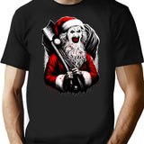 Santa X Art The Clown T-Shirt for Men & Women, T-Shirts Graphic Tee - Black
