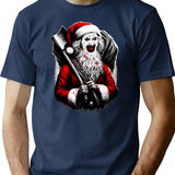 Santa X Art The Clown T-Shirt for Men & Women, T-Shirts Graphic Tee - Navy