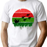 Santas Sleigh Pulled By Greyhounds T-Shirt for Men & Women, T-Shirts Graphic Tee - White