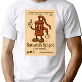 Satoshi'S Spigot Meme Mascot Will Slogan T-Shirt for Men & Women, T-Shirts Graphic Tee - White