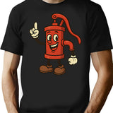 Satoshi'S Spigot Meme Mascot T-Shirt for Men & Women, T-Shirts Graphic Tee - Black