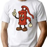 Satoshi'S Spigot Meme Mascot T-Shirt for Men & Women, T-Shirts Graphic Tee - White