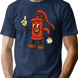 Satoshi'S Spigot Meme Mascot T-Shirt for Men & Women, T-Shirts Graphic Tee - Navy